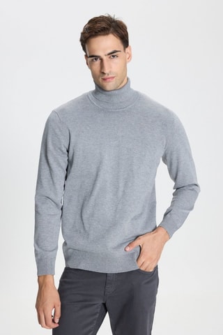 Camisola regular - Cinzento