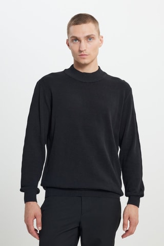 Camisola regular - Preto