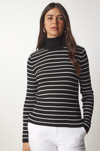 Camisola regular - Preto