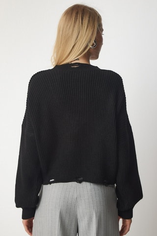 Camisola regular - Preto