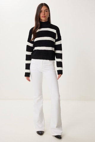 Camisola - Preto e branco