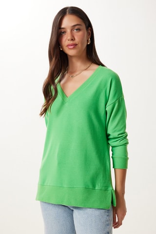 Camisola regular - Verde