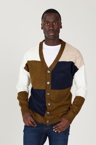 Casaco de malha - Caqui mesclado