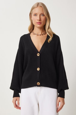 Casaco regular - Preto