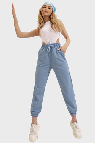 Calças de treino - Azul-celeste