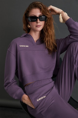 Calças de treino - Violeta