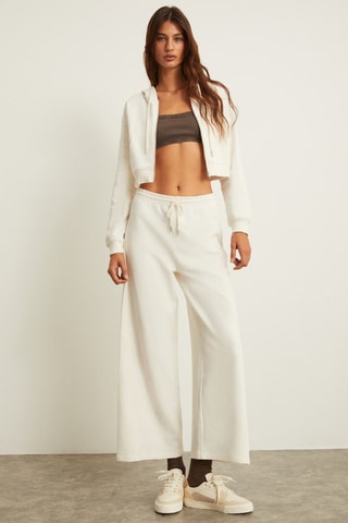 Calças relaxed fit - Cru