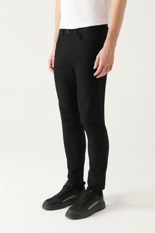 Calças slim - Preto