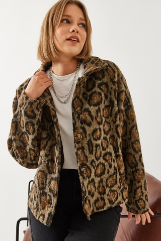 Casaco de lã - Castanho