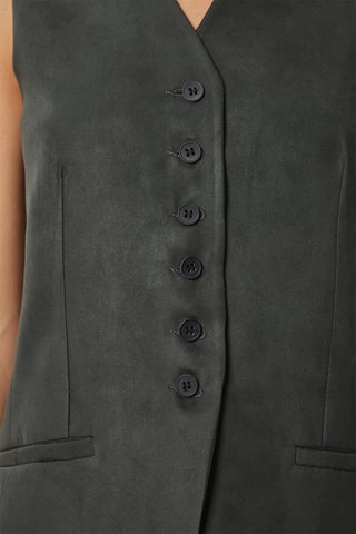 Colete regular - Verde-escuro