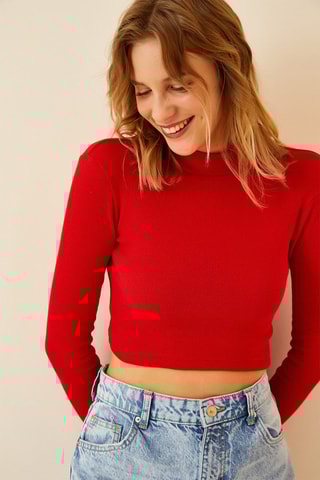 Crop top - Vermelho