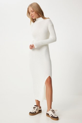 Vestido-camisola - Cru