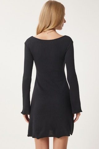 Vestido estilo patinadora - Preto