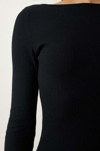 Vestido justo - Preto