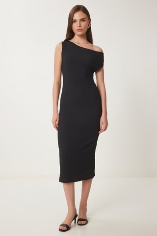 Vestido direito - Preto