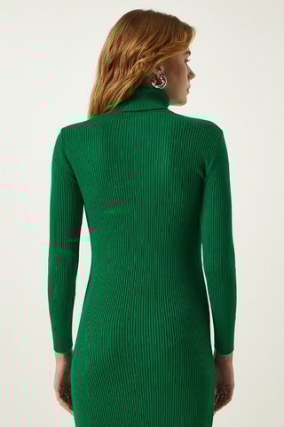 Vestido-camisola - Verde-esmeralda