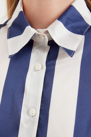 Camisa regular - Azul
