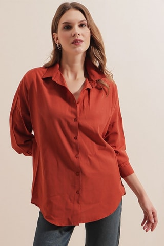 Camisa - Vermelho-tijolo
