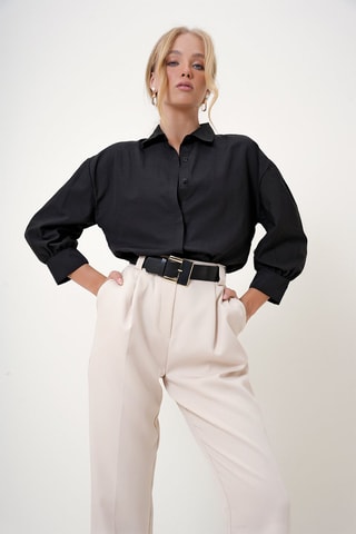 Camisa oversize - Preto