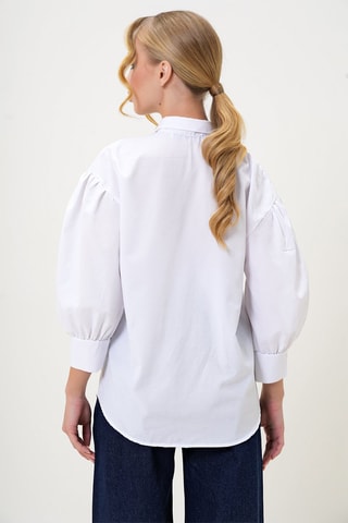 Camisa regular - Branco