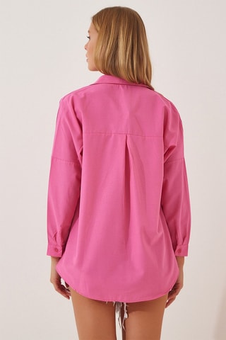Camisa oversize - Rosa