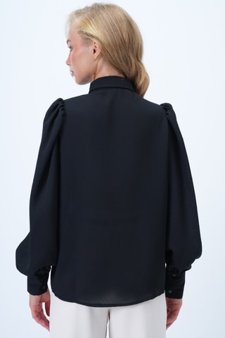 Camisa regular - Preto