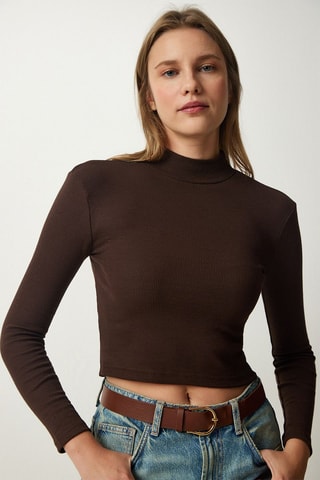 Camisola interior - Castanho