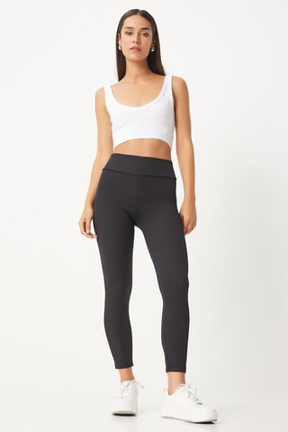 Leggings cintura subida - Preto