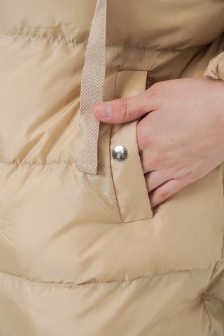 Blusão com capuz - Bege