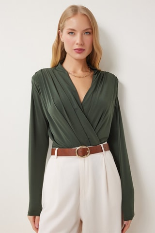 Blusa regular - Caqui