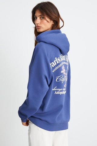 Sweat com capuz - Azul-marinho