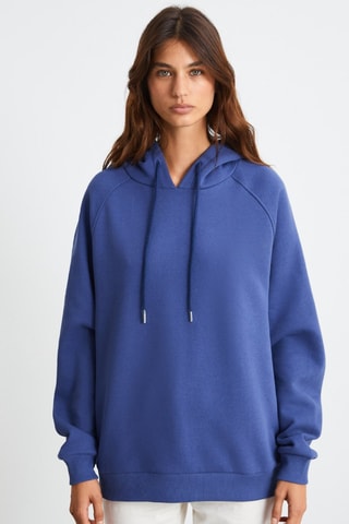 Sweat com capuz - Azul-marinho