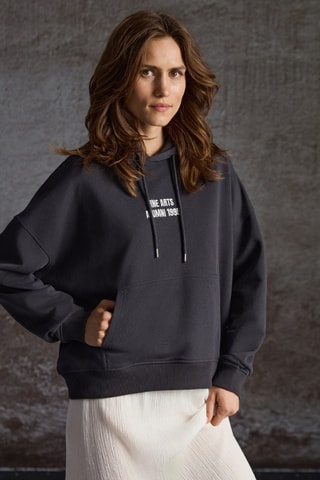 Sweat com capuz - Antracite