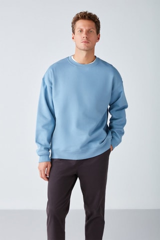 Sweat oversize - Azul claro