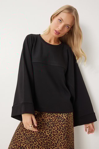 Sweat oversize - Preto