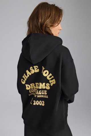 Sweat regular com capuz - Preto