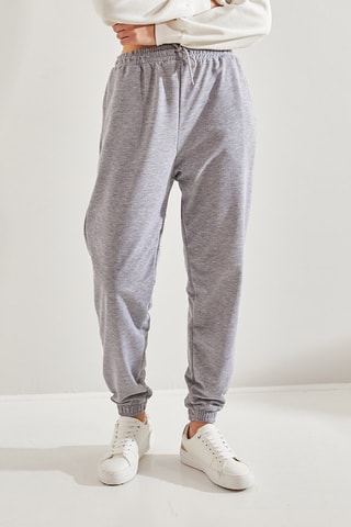Calças de treino - Cinzento mesclado