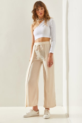 Calças - Bege