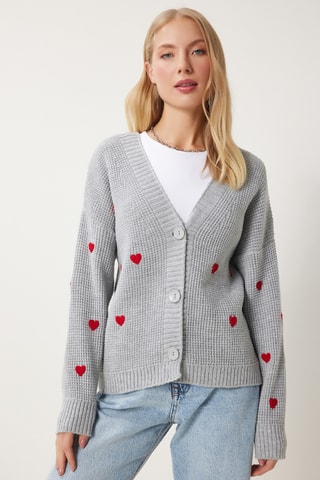 Casaco de malha - Cinzento