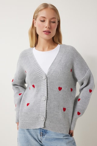 Casaco de malha - Cinzento