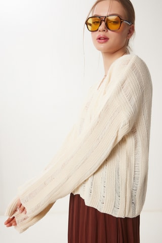 Camisola oversize - Nude