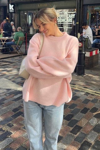 Camisola oversize - Rosa