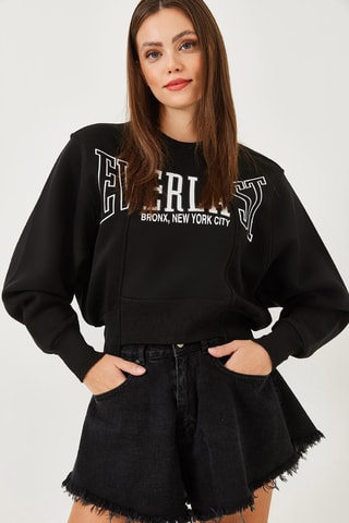 Sweat oversize - Preto