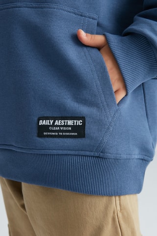 Sweat com capuz - Índigo