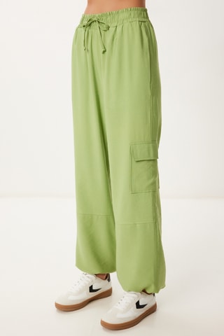 Calças cargo - Verde