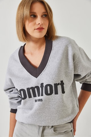 Sweat - Cinzento mesclado