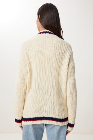 Casaco de malha - Nude