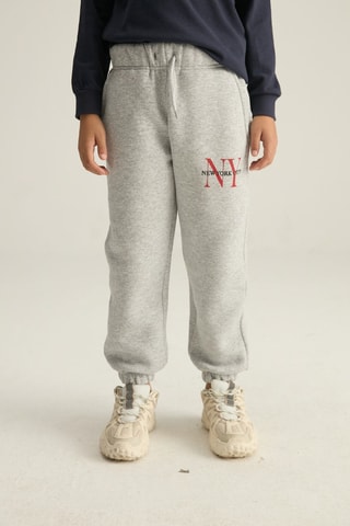 Calças de treino - Cinzento mesclado