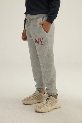 Calças de treino - Cinzento mesclado