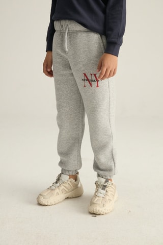 Calças de treino - Cinzento mesclado